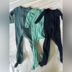 Three Primary organic cotton onesies size 12-18 months.